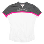 Cycling Womens Jersey White 1/2 Zip L