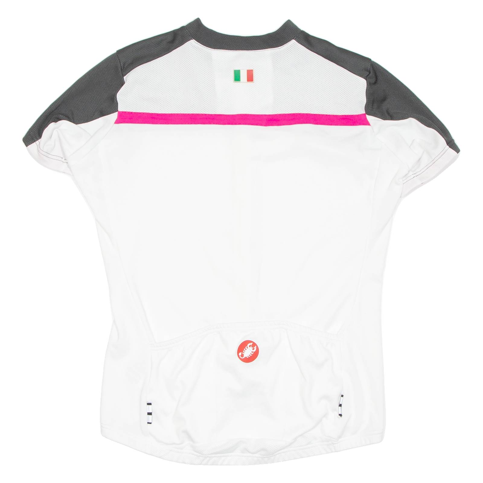 Cycling Womens Jersey White 1/2 Zip L