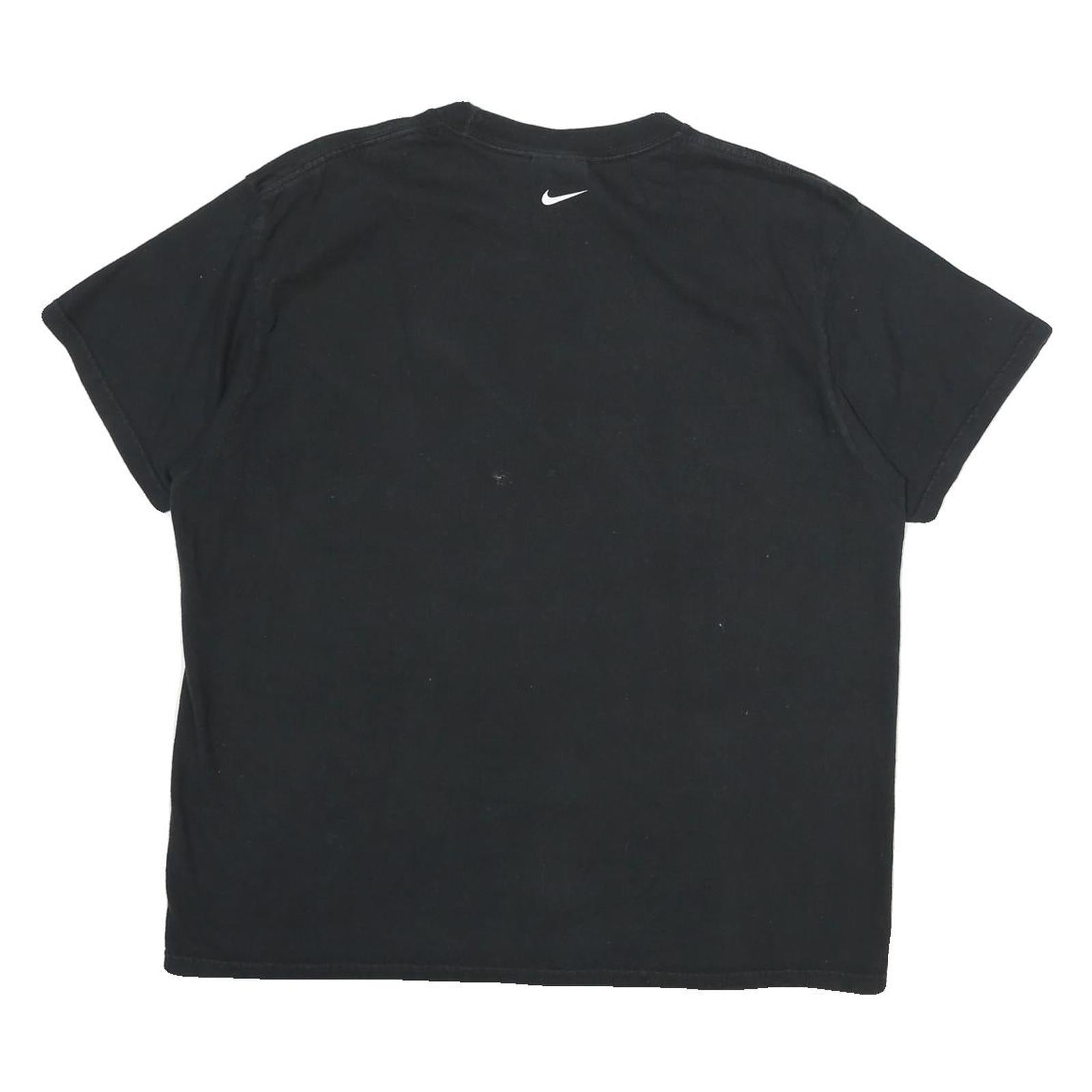 NIKE Womens Black Piedmont Volleyball Graphic T-Shirt M Crew Neck Short Sleeve