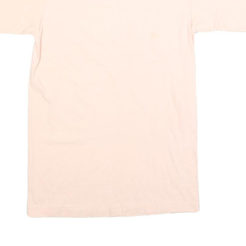 HANES Womens Cream S Graphic T-Shirt Short Sleeve Round Neck Hawaiian Print