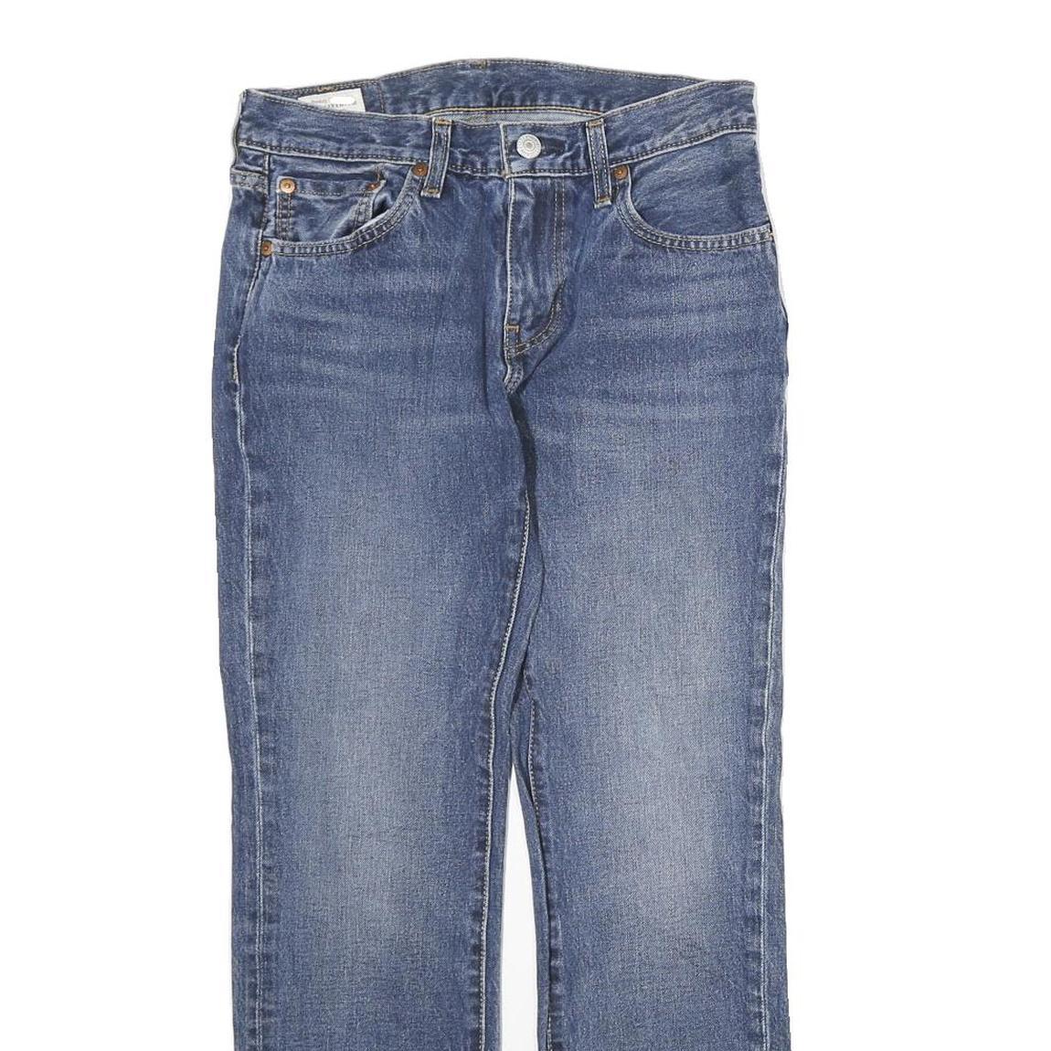 LEVI'S 511 Womens Slim Jeans Blue Denim Medium W29 L30 Zip Cotton