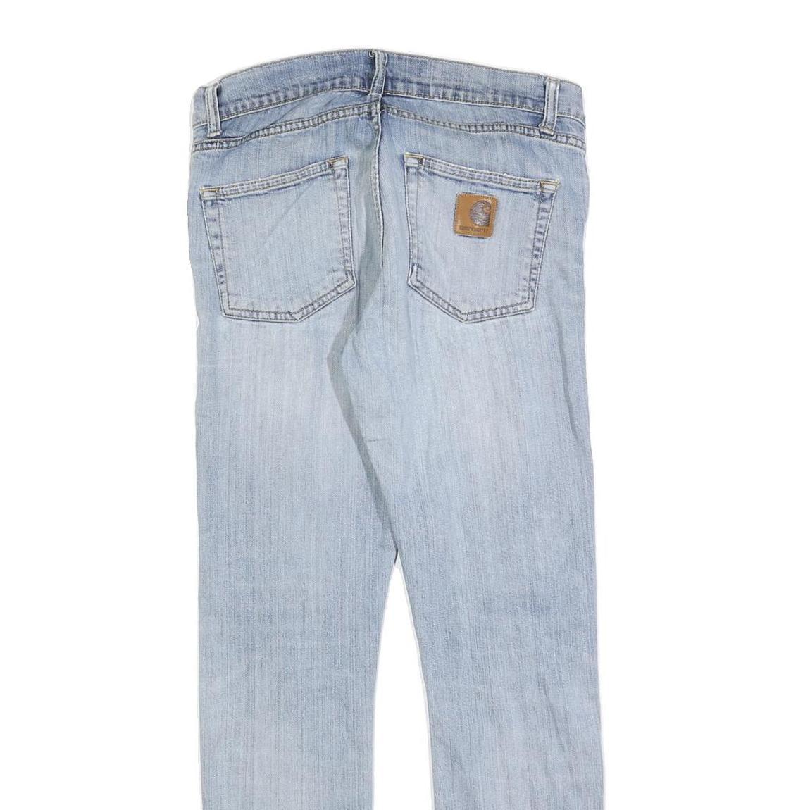 CARHARTT Womens Jeans Blue Slim Skinny Denim Light W30 L28 Stylish Casual