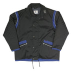 ASCL Mens Black & Blue Zip Jacket XL Polyester Blend Outdoor Casual