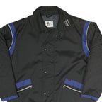 ASCL Mens Black & Blue Zip Jacket XL Polyester Blend Outdoor Casual