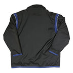 ASCL Mens Black & Blue Zip Jacket XL Polyester Blend Outdoor Casual