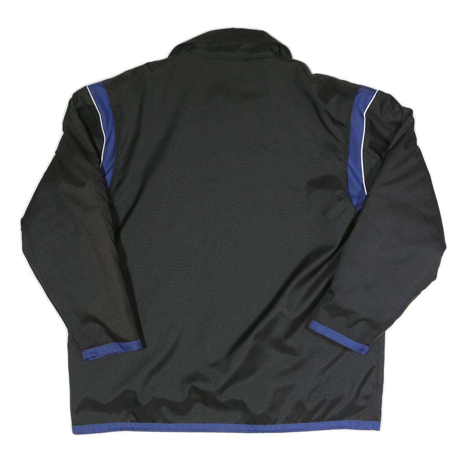 ASCL Mens Black & Blue Zip Jacket XL Polyester Blend Outdoor Casual