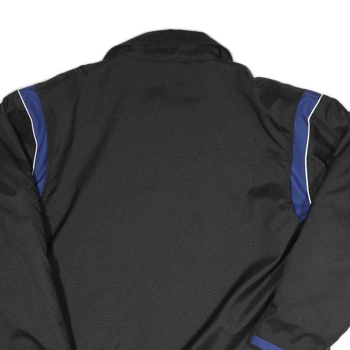 ASCL Mens Black & Blue Zip Jacket XL Polyester Blend Outdoor Casual