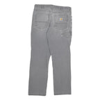 CARHARTT Mens Relaxed Workwear Jeans Grey Denim W32 L29 Durable Hardwear