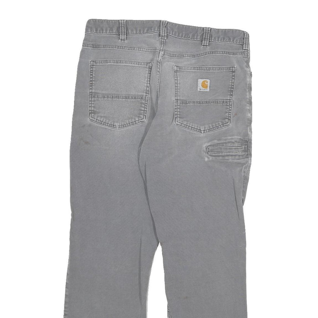 CARHARTT Mens Relaxed Workwear Jeans Grey Denim W32 L29 Durable Hardwear