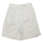 EDDIE BAUER Mens Shorts White Casual Cotton Blend M W26 Lightweight Summer