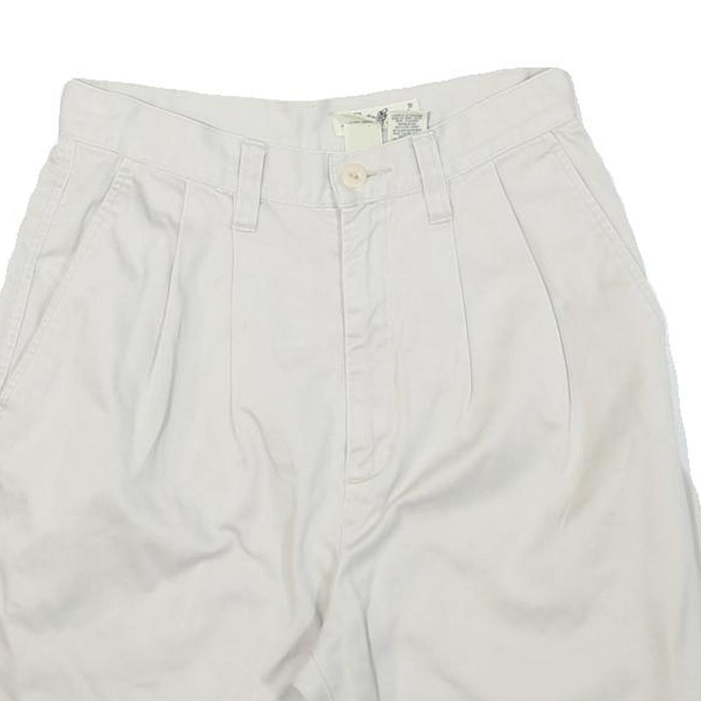 EDDIE BAUER Mens Shorts White Casual Cotton Blend M W26 Lightweight Summer