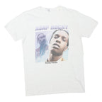 GILDAN Mens White ASAP Rocky Graphic T-Shirt M Short Sleeve Crew Neck