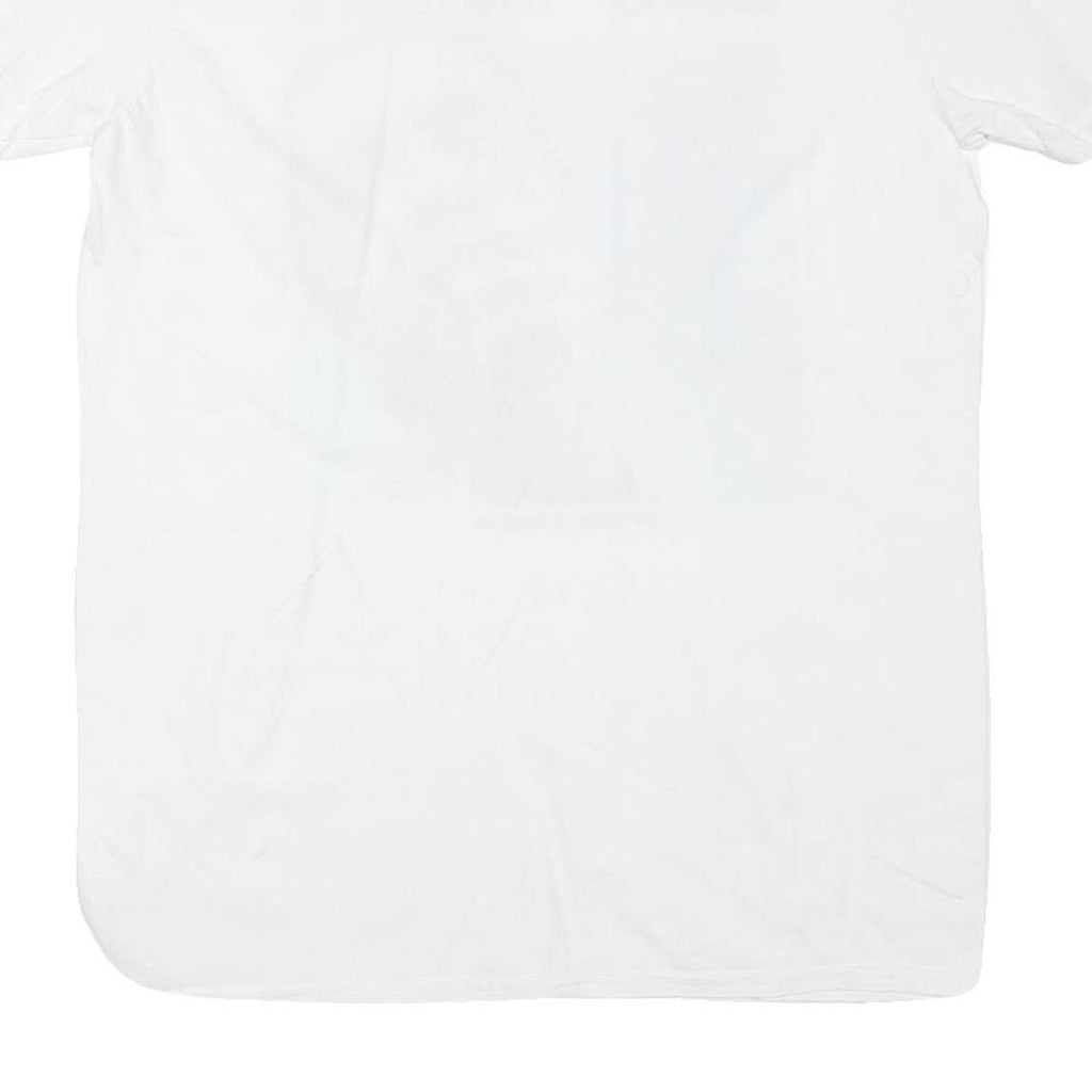 GILDAN Mens White ASAP Rocky Graphic T-Shirt M Short Sleeve Crew Neck