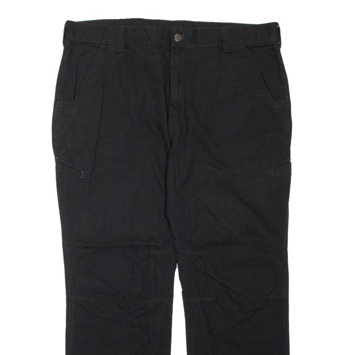 DICKIES Workwear Mens Trousers Black Regular Straight W38 L30