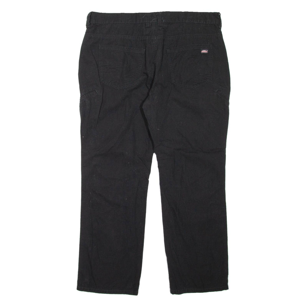 DICKIES Workwear Mens Trousers Black Regular Straight W38 L30
