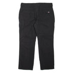 DICKIES Workwear Mens Trousers Black Regular Straight W38 L30
