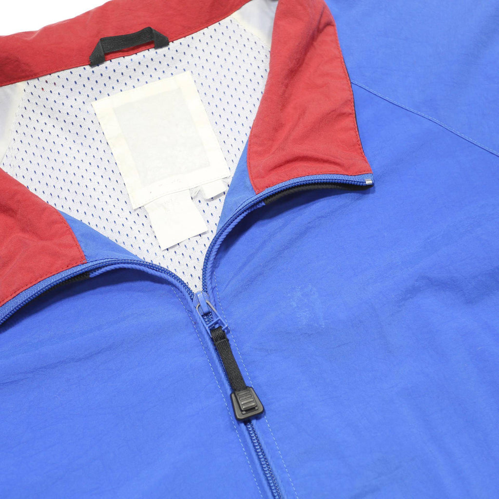 NAUTICA Mens Blue & Red Competition Zip Jacket XL Synthetic Sport Casual