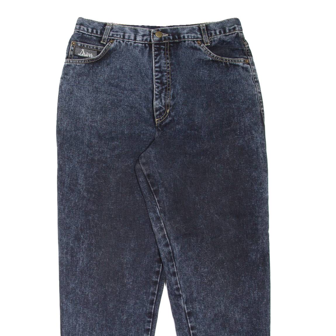 DRIVER Womens Jeans Blue Regular Mom 90s W30 L27