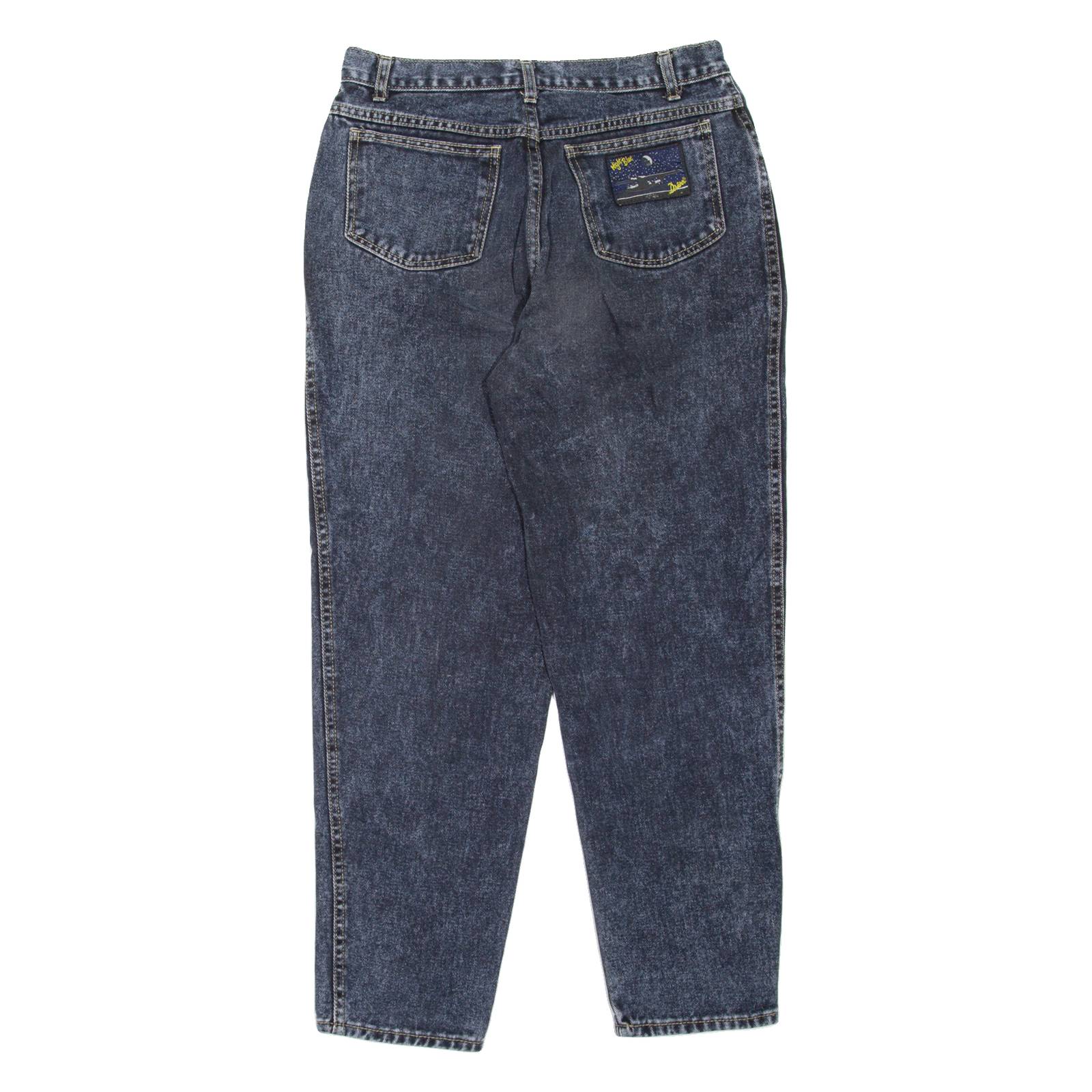 DRIVER Womens Jeans Blue Regular Mom 90s W30 L27