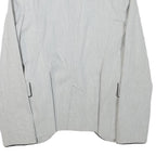 ZARA BASIC Womens White & Black Striped Blazer Jacket XS Cotton Blend Classic