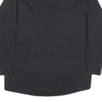 DICKIES Mens Black Worker Shirt M Cotton Blend Button-Down Long Sleeve Relaxed
