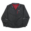 STARTER Mens Black Polyester Zip Jacket XL Lightweight Sports Casual