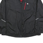 STARTER Mens Black Polyester Zip Jacket XL Lightweight Sports Casual