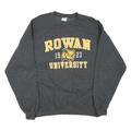 CHAMPION Mens Grey Rowan University Pullover Hoodie XL Cotton Blend
