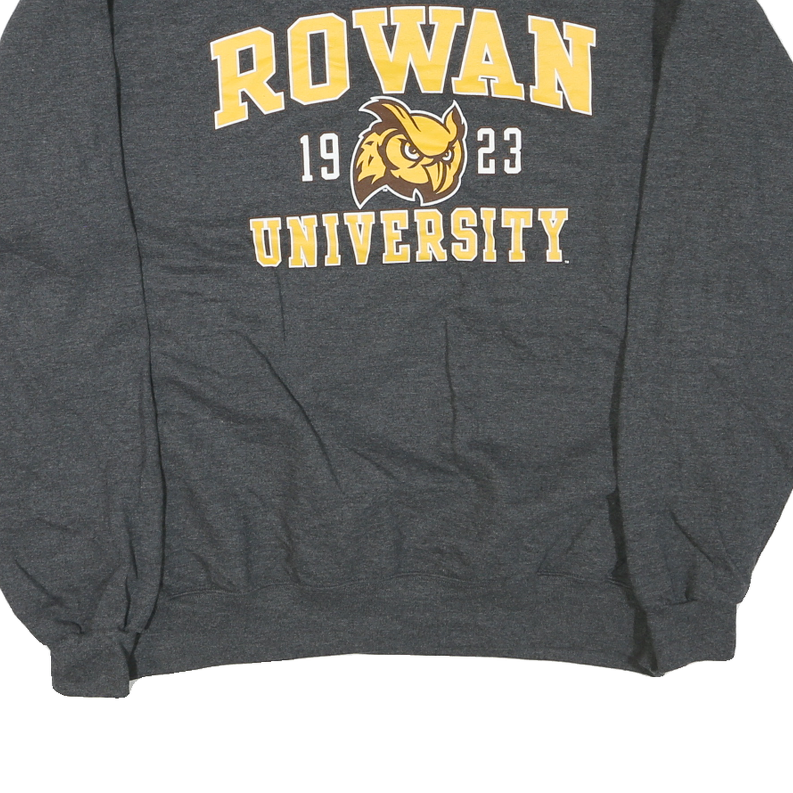 CHAMPION Mens Grey Rowan University Pullover Hoodie XL Cotton Blend