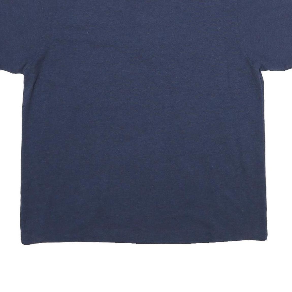 LACOSTE Mens Blue Short Sleeve Plain Polo Shirt XL Cotton Classic Fit Casual