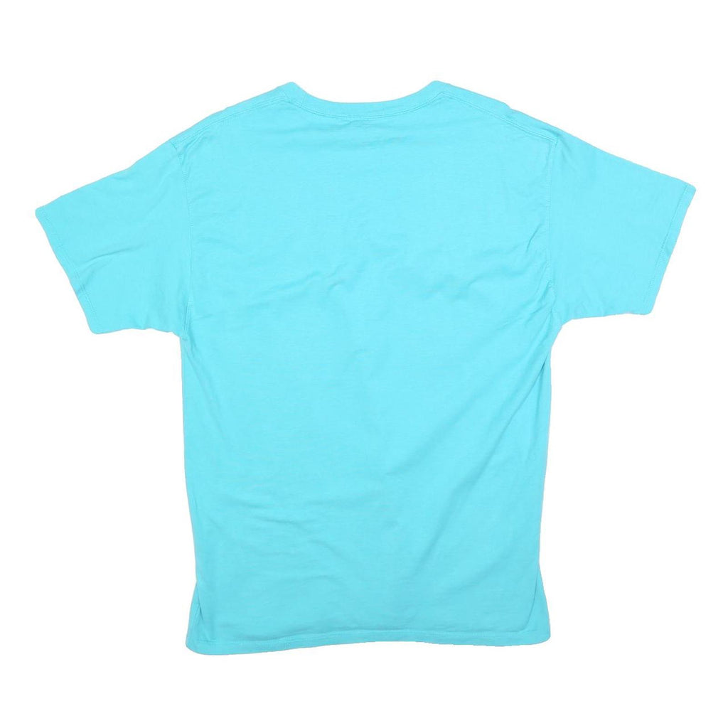 CHAMPION Mens Blue Jersey T-Shirt L Short Sleeve Crew Neck Classic