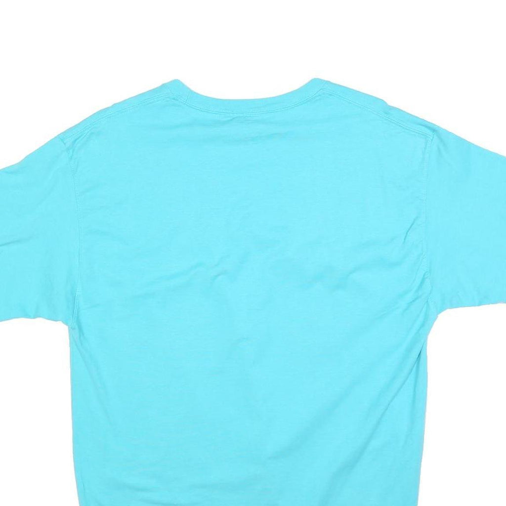 CHAMPION Mens Blue Jersey T-Shirt L Short Sleeve Crew Neck Classic