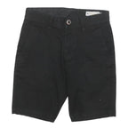 VOLCOM Mens Black Casual Shorts M W26 Cotton Blend Classic Fit Stylish