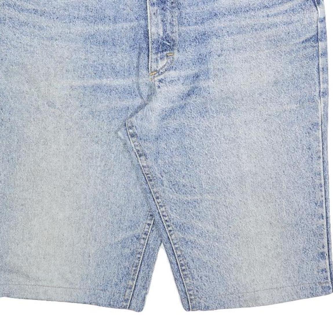 LEE Mens Denim Blue Shorts L W36 Classic Cotton Blend Casual