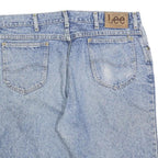LEE Mens Denim Blue Shorts L W36 Classic Cotton Blend Casual