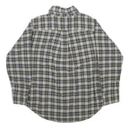 RALPH LAUREN Boys Blue Green Check Shirt 3Y Cotton Long Sleeve Button Down