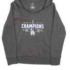 FANATICS Womens Grey World Series Champions Hoodie S Cotton Blend Hooded