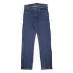 WRANGLER Mens Slim Blue Denim Jeans W29 L30 Zip Closure Classic Fit Casual