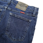 WRANGLER Mens Slim Blue Denim Jeans W29 L30 Zip Closure Classic Fit Casual