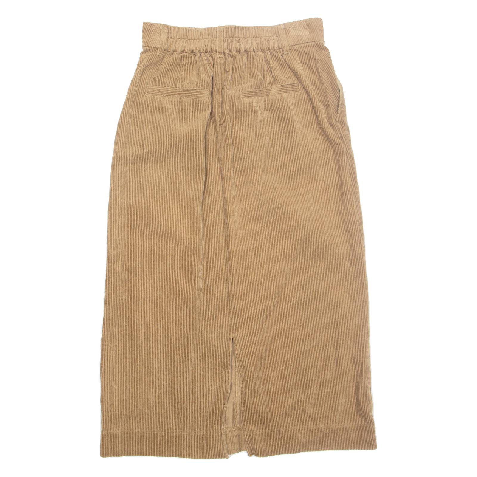 Womens Straight Skirt Brown Midi M