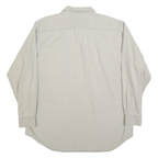 WOOLRICH Mens Beige Cotton Blend Casual Shirt XL Button Pocket Detail