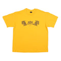 PLATINUM PLUS Mens Yellow Minnareg Veterans Association Graphic T-Shirt XL Crew