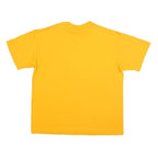 PLATINUM PLUS Mens Yellow Minnareg Veterans Association Graphic T-Shirt XL Crew