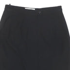 MAX MARA Womens Black Pencil Knee Length Wool Blend Skirt M Classic Officewear