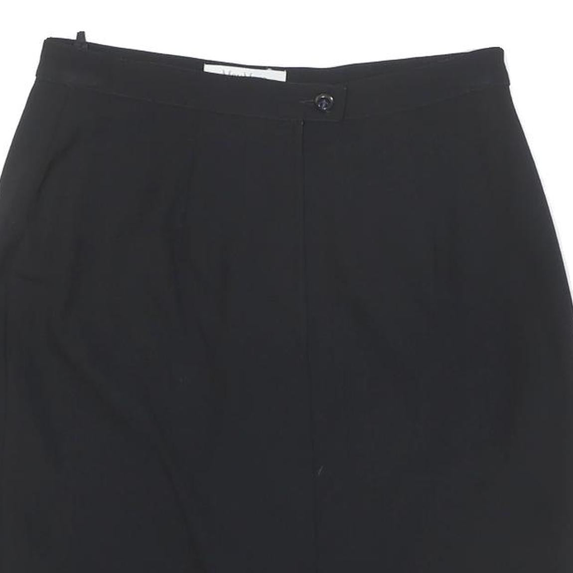 MAX MARA Womens Black Pencil Knee Length Wool Blend Skirt M Classic Officewear