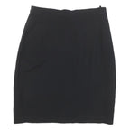 MAX MARA Womens Black Pencil Knee Length Wool Blend Skirt M Classic Officewear