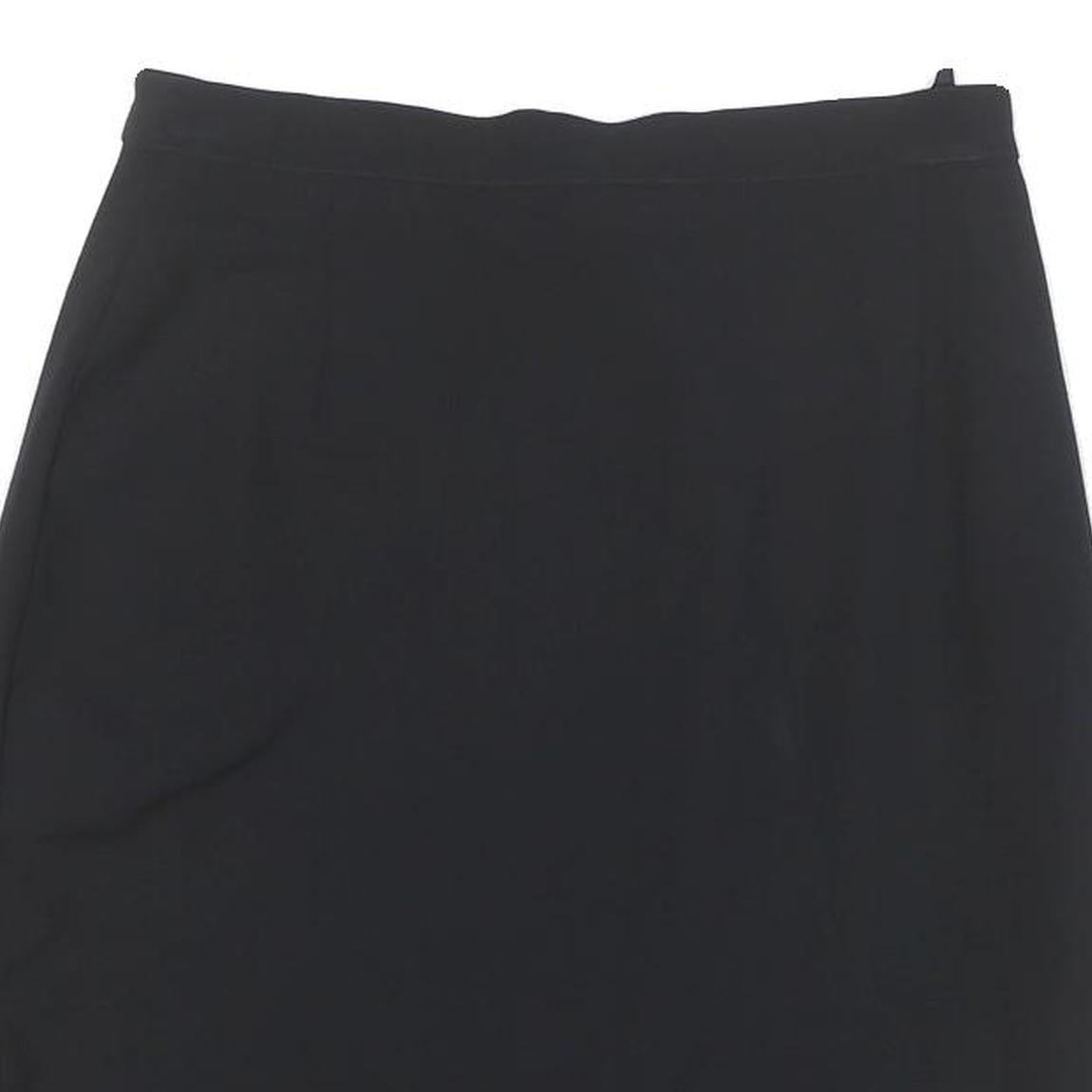 MAX MARA Womens Black Pencil Knee Length Wool Blend Skirt M Classic Officewear