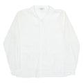 Womens Shirt White Collared Long Sleeve M