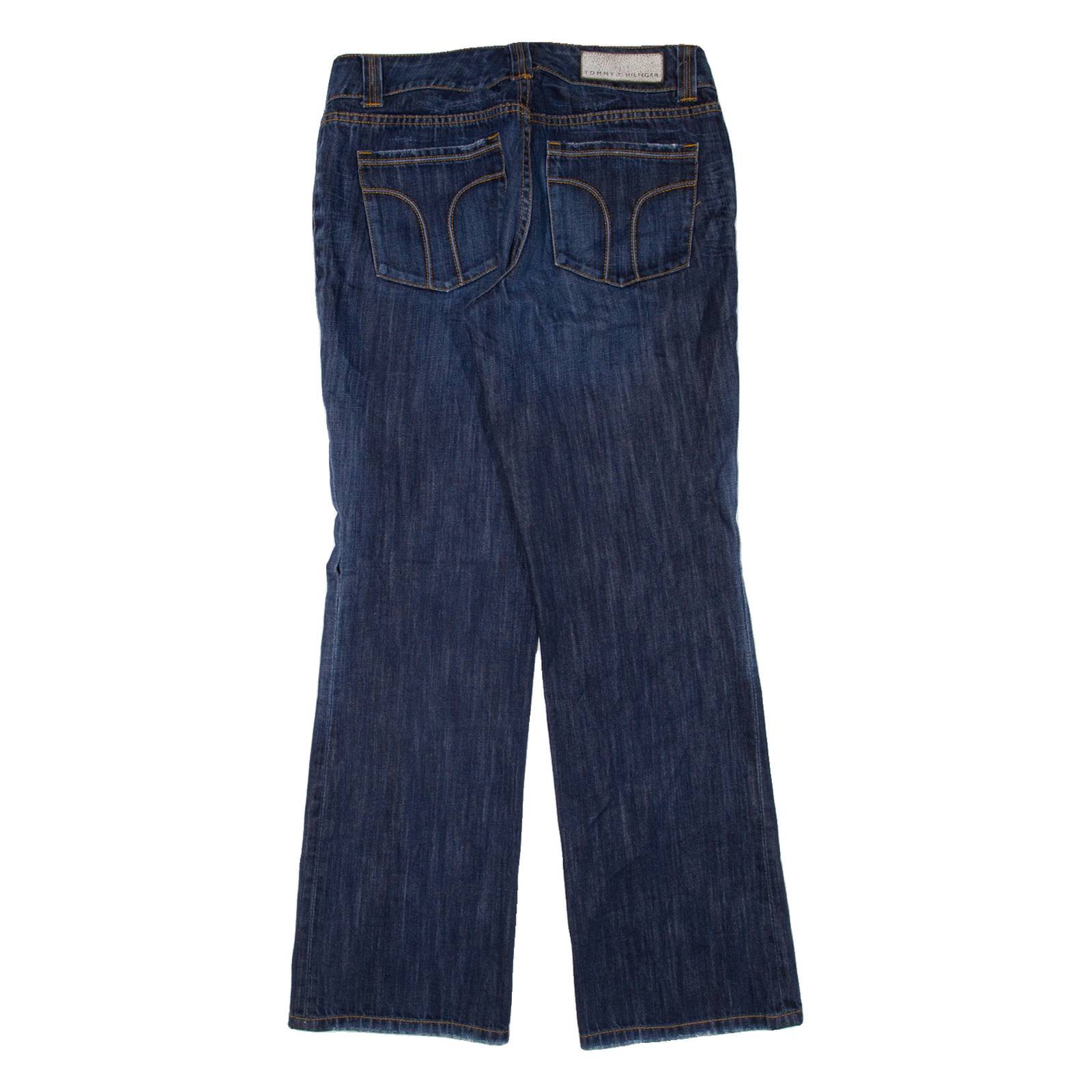 TOMMY HILFIGER Womens Jeans Blue Relaxed Bootcut W31 L30