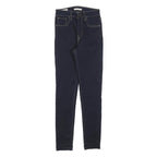 LEVI'S 721 Womens Jeans Blue Slim Skinny Denim Raw W25 L28 Classic Cut